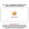 6 X 12 Full Size Aluminum License Plate for Cars and Trucks  Thumbnail