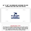 6 X 12 Full Size Aluminum License Plate for Cars and Trucks  Thumbnail