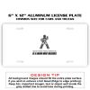6 X 12 Full Size Aluminum License Plate for Cars and Trucks  Thumbnail