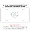 6 X 12 Full Size Aluminum License Plate for Cars and Trucks  Thumbnail