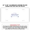 6 X 12 Full Size Aluminum License Plate for Cars and Trucks  Thumbnail