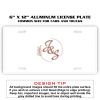 6 X 12 Full Size Aluminum License Plate for Cars and Trucks  Thumbnail