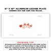 6 X 12 Full Size Aluminum License Plate for Cars and Trucks  Thumbnail