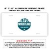 6 X 12 Full Size Aluminum License Plate for Cars and Trucks  Thumbnail