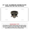 6 X 12 Full Size Aluminum License Plate for Cars and Trucks  Thumbnail