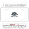 6 X 12 Full Size Aluminum License Plate for Cars and Trucks  Thumbnail