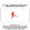 6 X 12 Full Size Aluminum License Plate for Cars and Trucks  Thumbnail