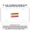 6 X 12 Full Size Aluminum License Plate for Cars and Trucks  Thumbnail