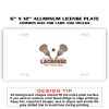 6 X 12 Full Size Aluminum License Plate for Cars and Trucks  Thumbnail