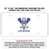 6 X 12 Full Size Aluminum License Plate for Cars and Trucks  Thumbnail