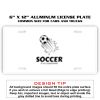 6 X 12 Full Size Aluminum License Plate for Cars and Trucks  Thumbnail