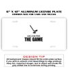 6 X 12 Full Size Aluminum License Plate for Cars and Trucks  Thumbnail