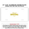 6 X 12 Full Size Aluminum License Plate for Cars and Trucks  Thumbnail