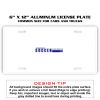 6 X 12 Full Size Aluminum License Plate for Cars and Trucks  Thumbnail