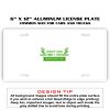 6 X 12 Full Size Aluminum License Plate for Cars and Trucks  Thumbnail