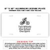 6 X 12 Full Size Aluminum License Plate for Cars and Trucks  Thumbnail