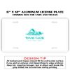 6 X 12 Full Size Aluminum License Plate for Cars and Trucks  Thumbnail