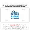 6 X 12 Full Size Aluminum License Plate for Cars and Trucks  Thumbnail