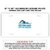 6 X 12 Full Size Aluminum License Plate for Cars and Trucks  Thumbnail