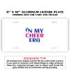 6 X 12 Full Size Aluminum License Plate for Cars and Trucks  Thumbnail
