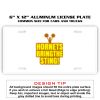 6 X 12 Full Size Aluminum License Plate for Cars and Trucks  Thumbnail