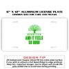 6 X 12 Full Size Aluminum License Plate for Cars and Trucks  Thumbnail