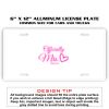6 X 12 Full Size Aluminum License Plate for Cars and Trucks  Thumbnail