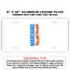 6 X 12 Full Size Aluminum License Plate for Cars and Trucks  Thumbnail