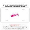 6 X 12 Full Size Aluminum License Plate for Cars and Trucks  Thumbnail