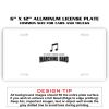 6 X 12 Full Size Aluminum License Plate for Cars and Trucks  Thumbnail