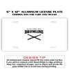 6 X 12 Full Size Aluminum License Plate for Cars and Trucks  Thumbnail