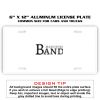 6 X 12 Full Size Aluminum License Plate for Cars and Trucks  Thumbnail