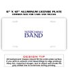 6 X 12 Full Size Aluminum License Plate for Cars and Trucks  Thumbnail