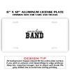6 X 12 Full Size Aluminum License Plate for Cars and Trucks  Thumbnail
