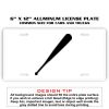 6 X 12 Full Size Aluminum License Plate for Cars and Trucks  Thumbnail