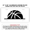 6 X 12 Full Size Aluminum License Plate for Cars and Trucks  Thumbnail