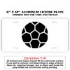 6 X 12 Full Size Aluminum License Plate for Cars and Trucks  Thumbnail