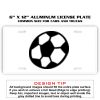 6 X 12 Full Size Aluminum License Plate for Cars and Trucks  Thumbnail