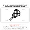 6 X 12 Full Size Aluminum License Plate for Cars and Trucks  Thumbnail