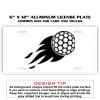 6 X 12 Full Size Aluminum License Plate for Cars and Trucks  Thumbnail