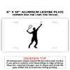 6 X 12 Full Size Aluminum License Plate for Cars and Trucks  Thumbnail
