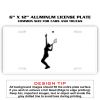 6 X 12 Full Size Aluminum License Plate for Cars and Trucks  Thumbnail