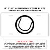 6 X 12 Full Size Aluminum License Plate for Cars and Trucks  Thumbnail