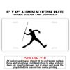 6 X 12 Full Size Aluminum License Plate for Cars and Trucks  Thumbnail