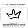 6 X 12 Full Size Aluminum License Plate for Cars and Trucks  Thumbnail