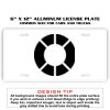 6 X 12 Full Size Aluminum License Plate for Cars and Trucks  Thumbnail