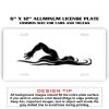 6 X 12 Full Size Aluminum License Plate for Cars and Trucks  Thumbnail