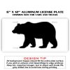 6 X 12 Full Size Aluminum License Plate for Cars and Trucks  Thumbnail