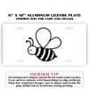 6 X 12 Full Size Aluminum License Plate for Cars and Trucks  Thumbnail