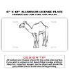 6 X 12 Full Size Aluminum License Plate for Cars and Trucks  Thumbnail